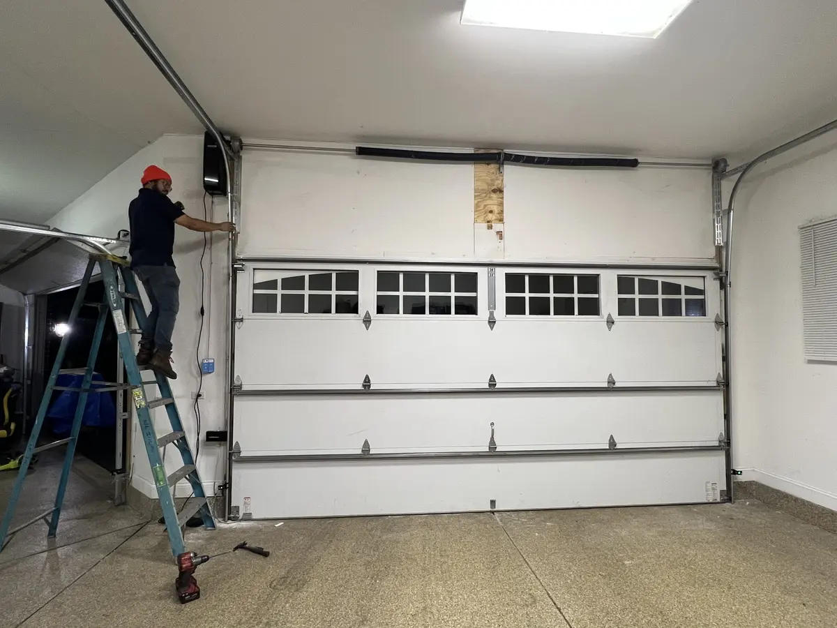 Elevate Your Garage Door: CHI Overlay Carriage House High Lift Conversion 3